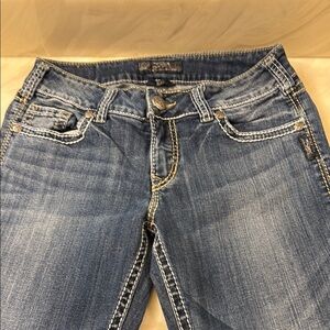 SILVER, Suki Slim, Women's Blue Jeans